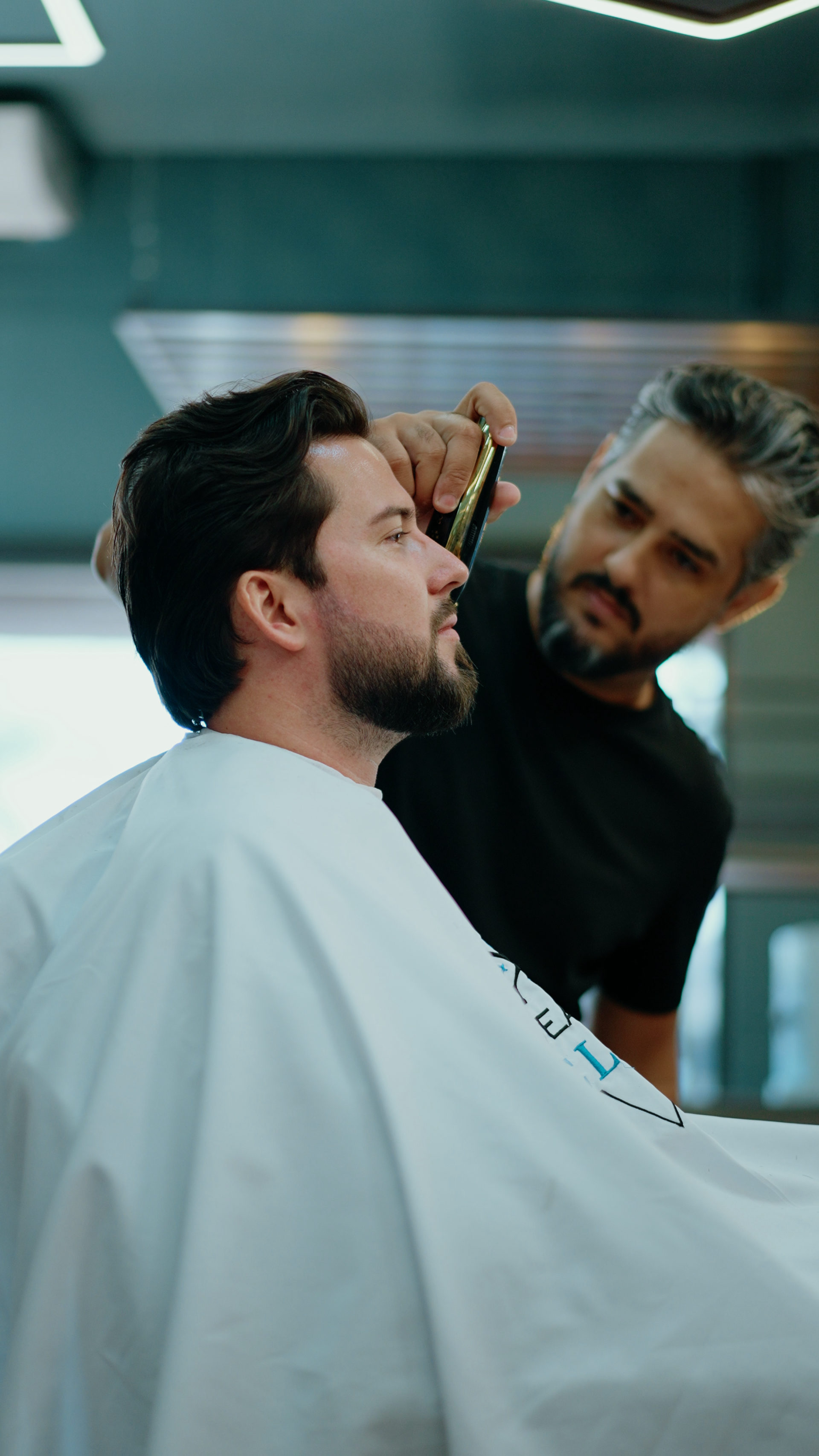 Interior da Barbearia de Excelência